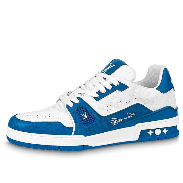 

Кроссовки lv trainers 'white blue' Louis Vuitton, белый