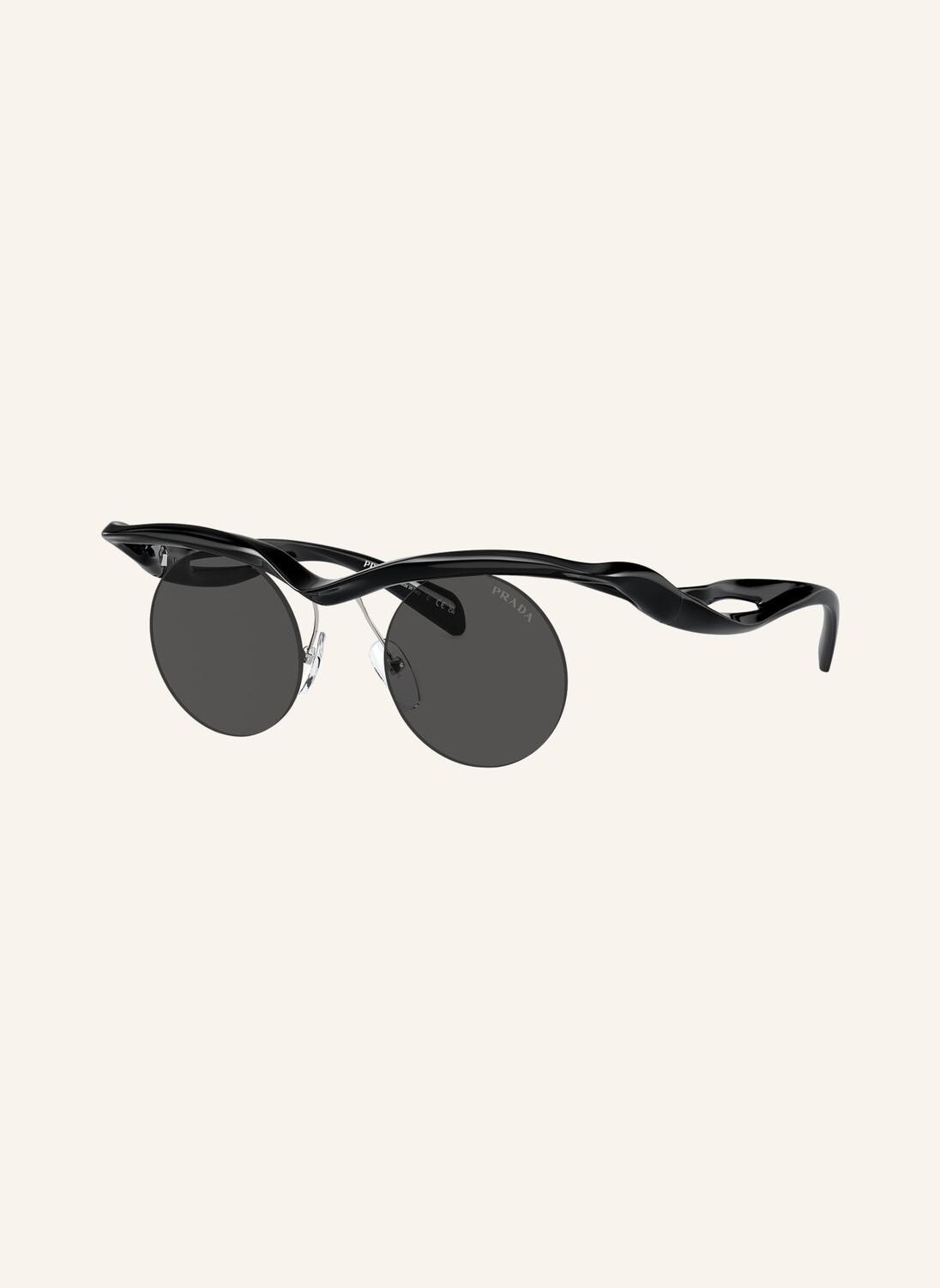 

Солнцезащитные очки пр a24s Prada, черный