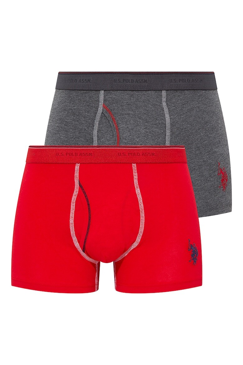 

Боксеры с вышитым логотипом - 2 пары U S Polo Assn , красный