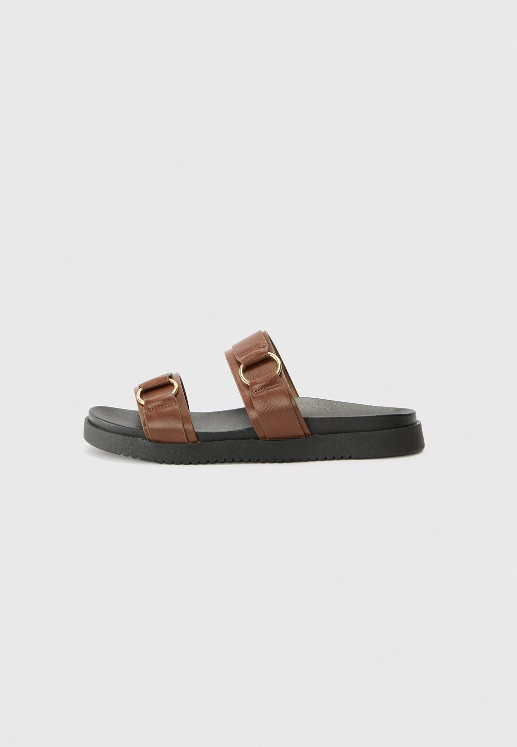Тапочки Mules Anna Field Wide Fit, цвет Cognac