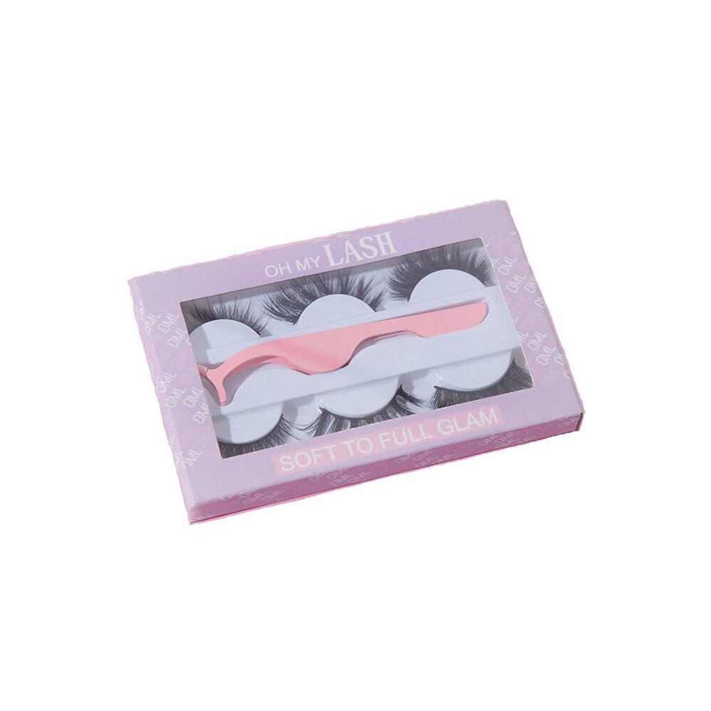 

Oh My Lash, Набор накладных ресниц, Soft To Full Glam, 4 шт