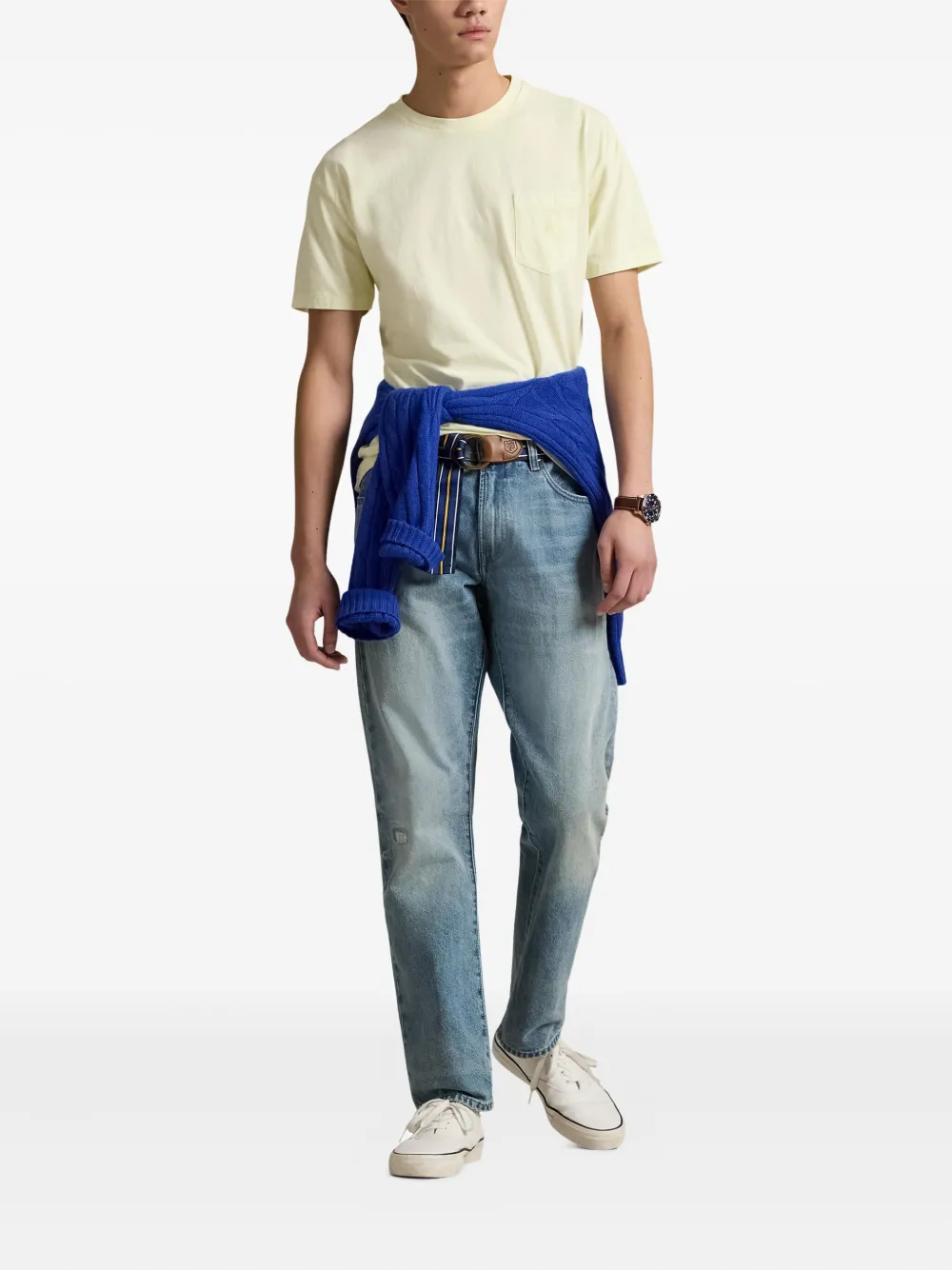 Футболка с круглым вырезом POLO RALPH LAUREN, желтый — фото 2