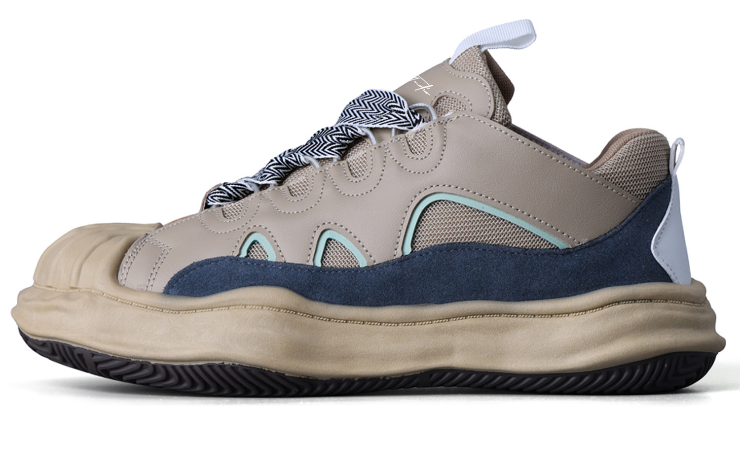 

FZG Низкие скейтерские кроссовки унисекс бежевые, цвет Beige