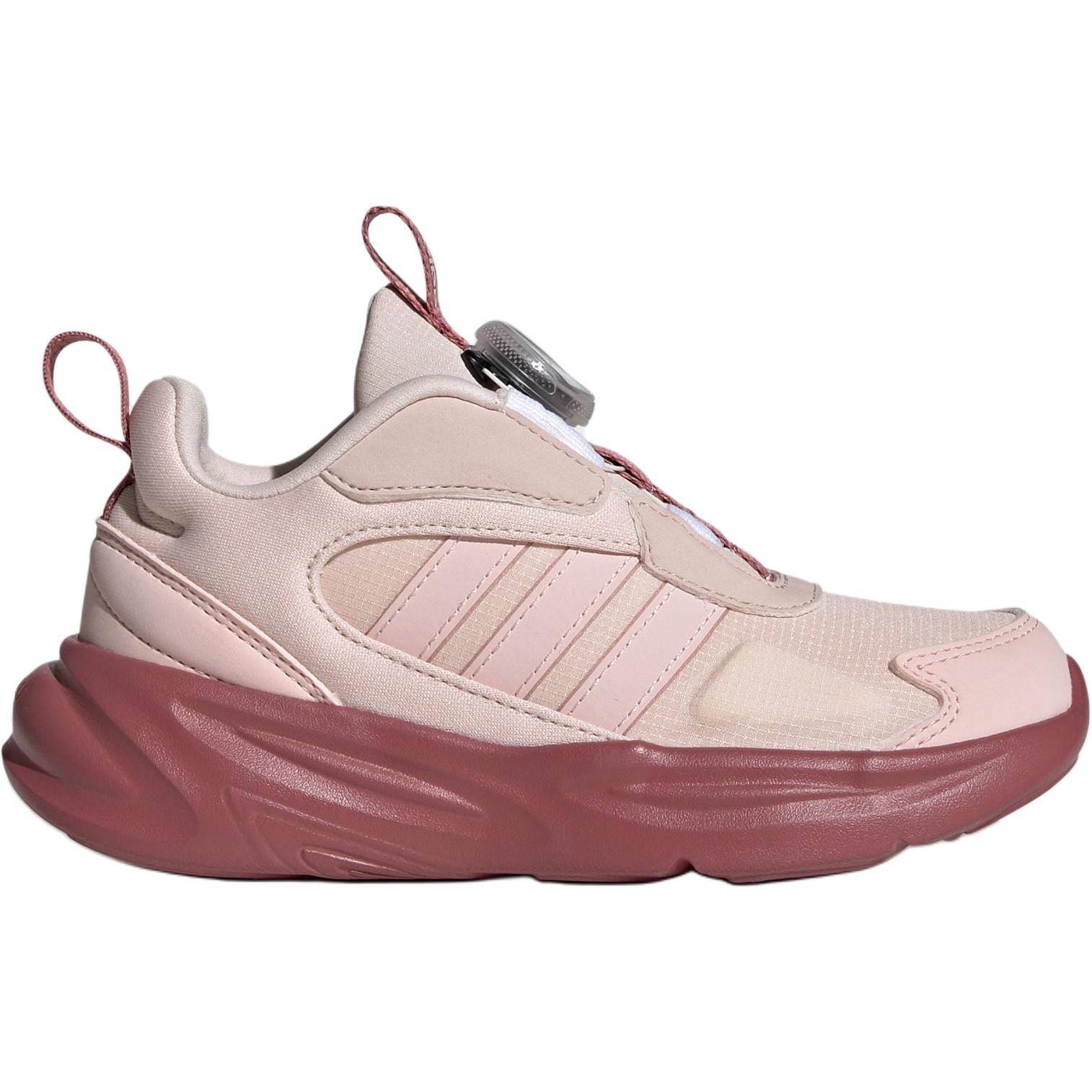 Детские кроссовки Ozelle с низким верхом, устойчивые к истиранию Adidas, розовый — фото 2
