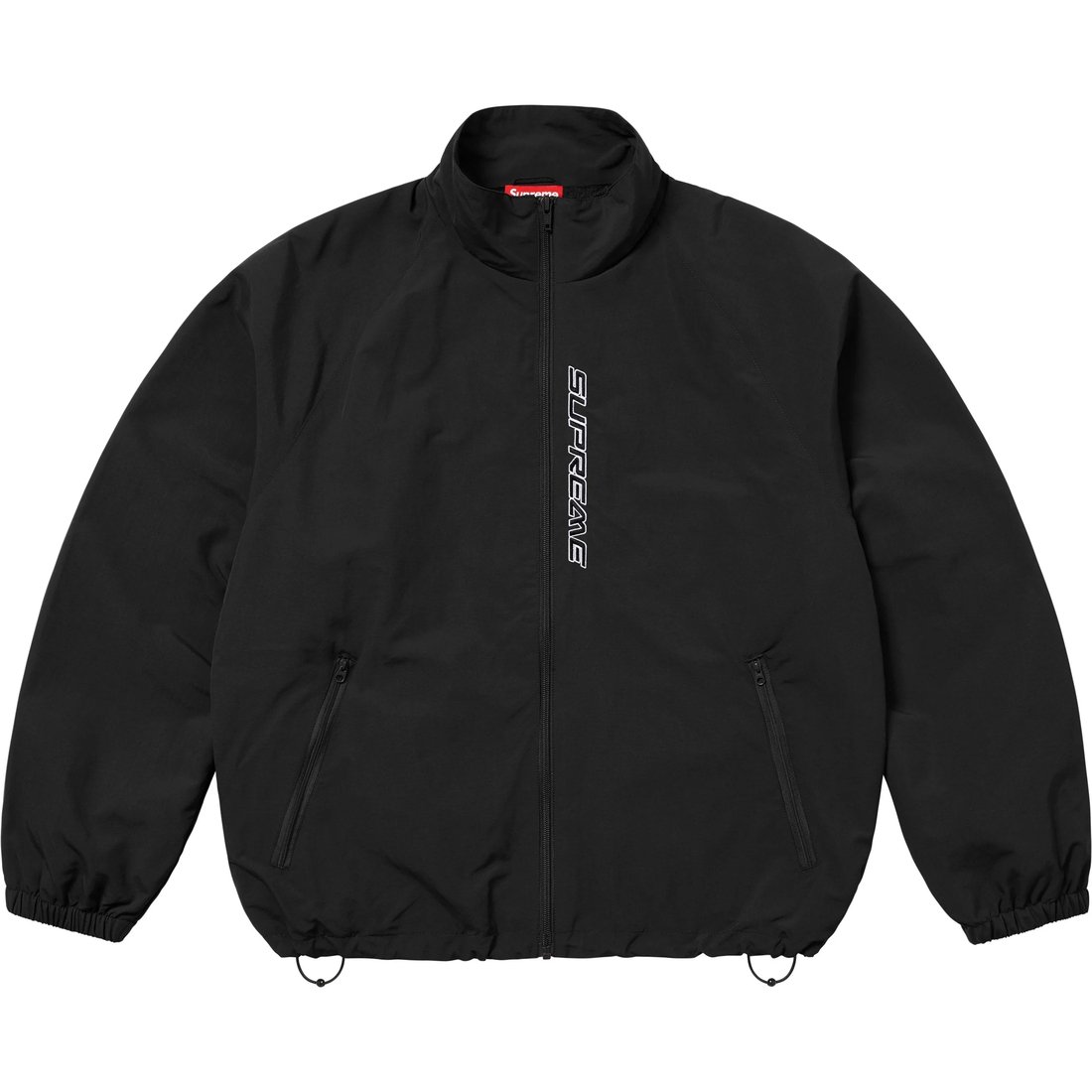 

Supreme Контрастная куртка на молнии с застежкой, Black