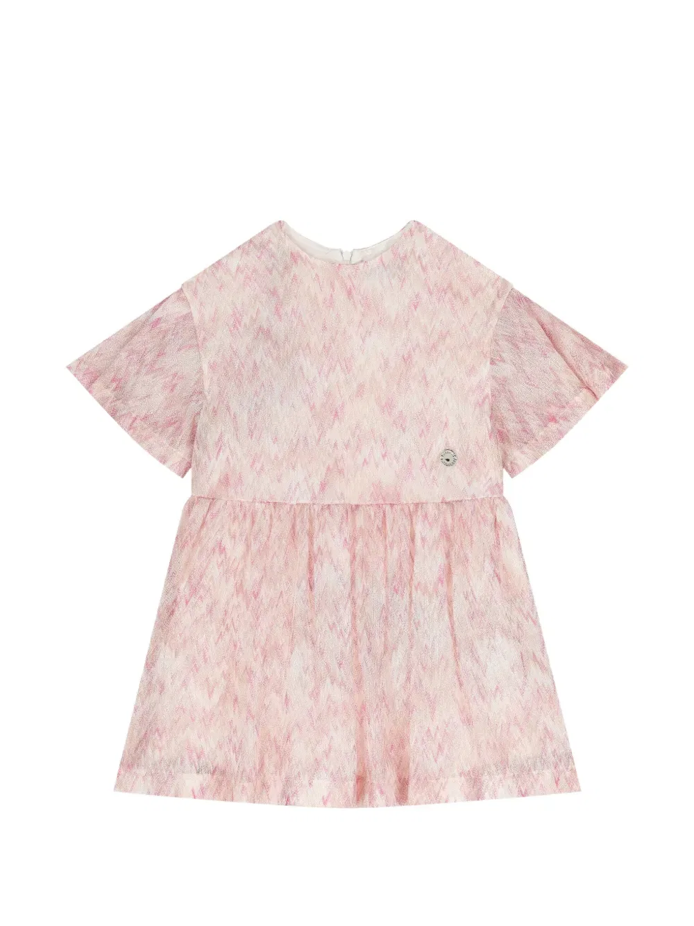 Платье с узором Missoni Kids, розовый