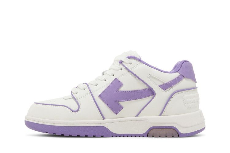 Кроссовки Off-White Off-White Wmns Out of Office 'Outlined - White Lilac Purple', белый — фото 4