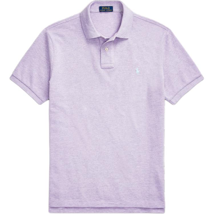 Футболка поло мужская фиолетовая Polo Ralph Lauren — фото 2