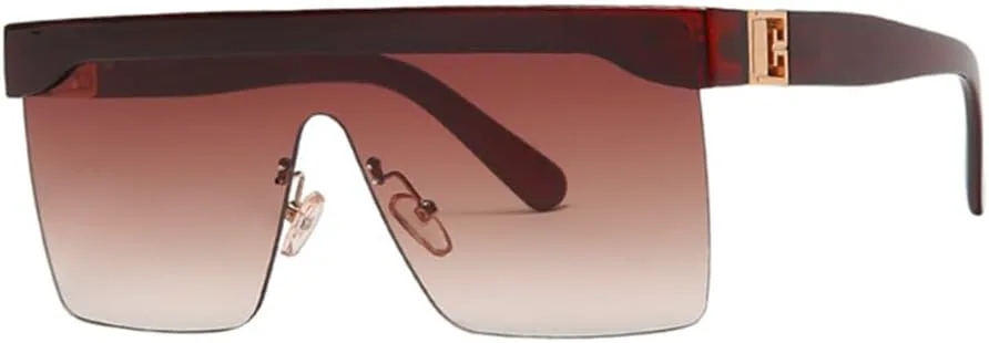 

Винтажные модные солнцезащитные очки большого квадратного размера для женщин и мужчин, с широкой оправой и плоской верхней частью, солнцезащитные очки UV400 MTZJH, C4