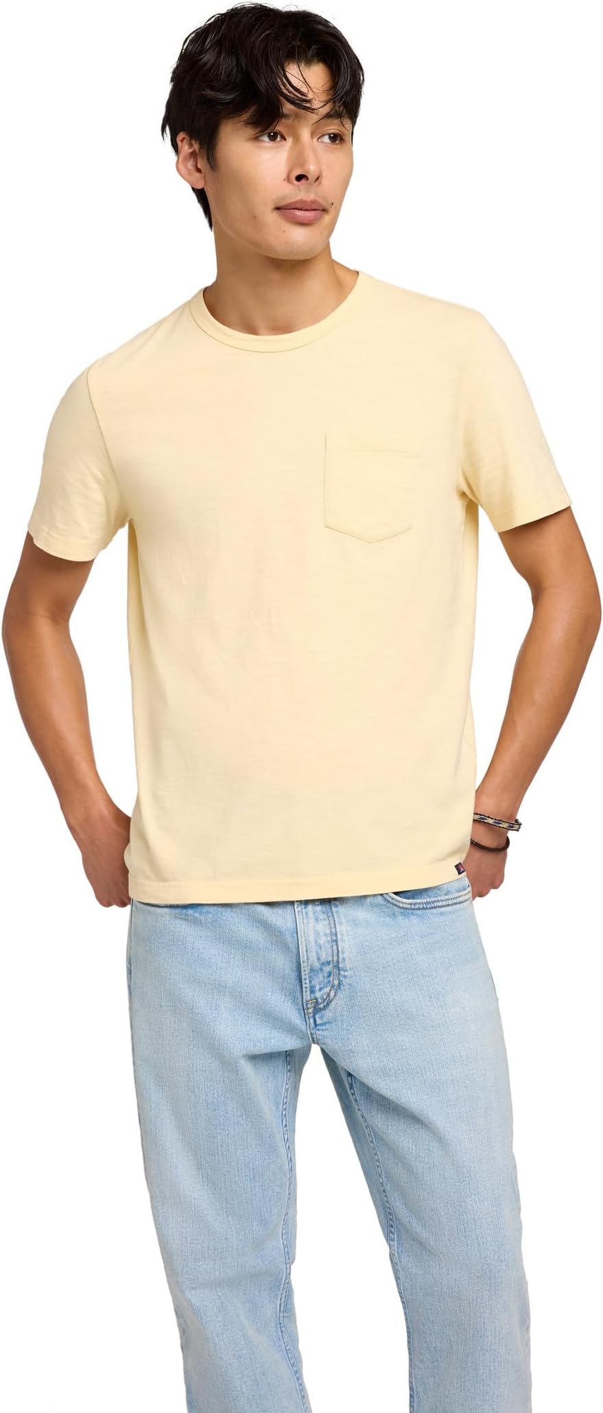 

Футболка Faherty Sunwashed Pocket Tee, цвет Sunny Days