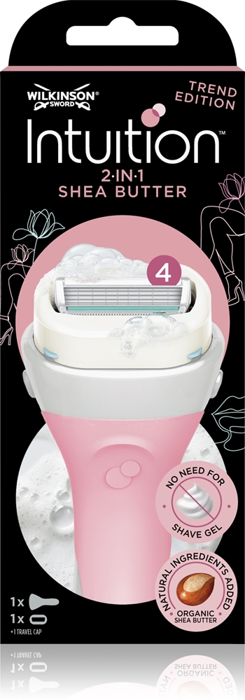 

Женская бритва Intuition 2-в-1 с маслом ши Wilkinson Sword