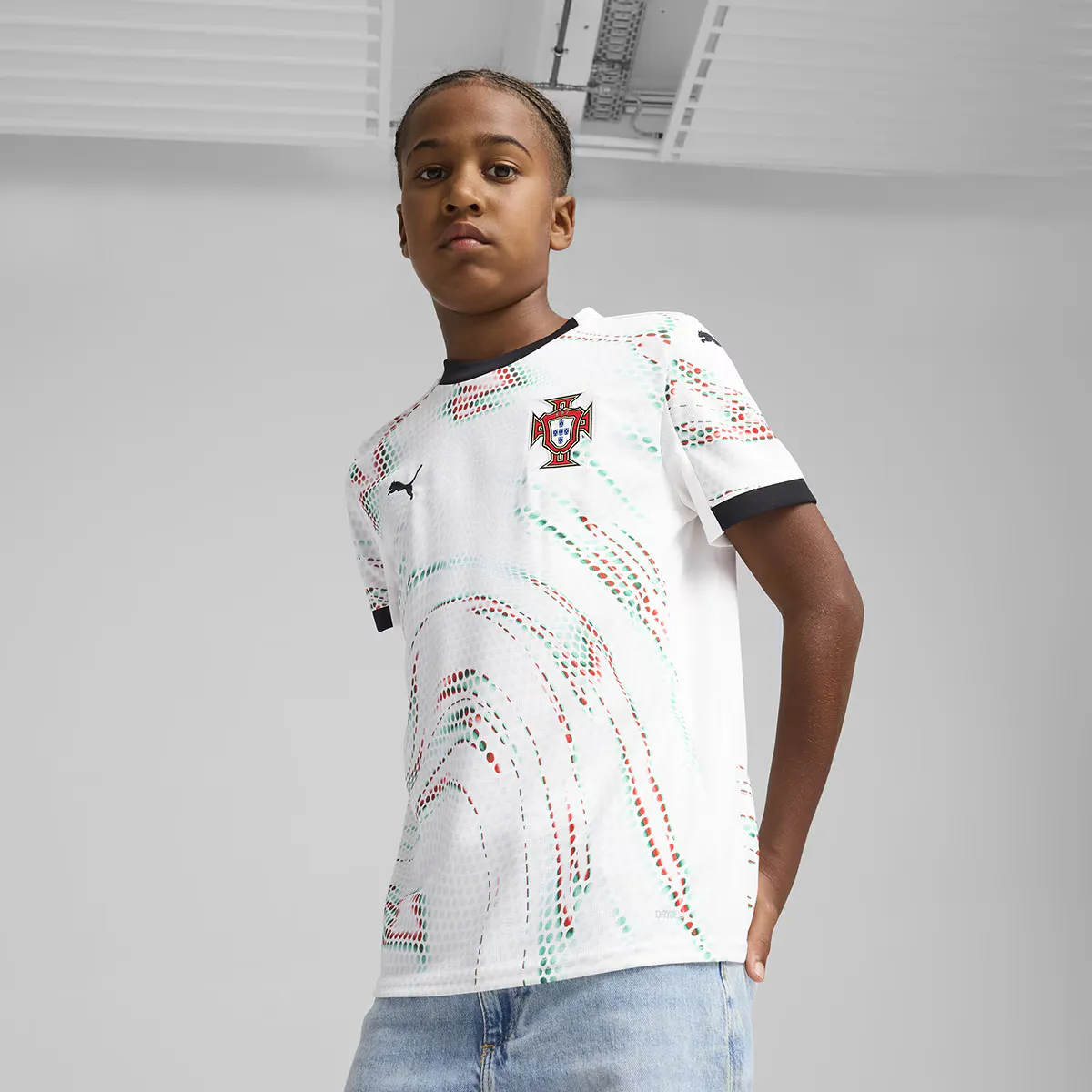 

Футболка детская Puma Portugal FPF Away, белый