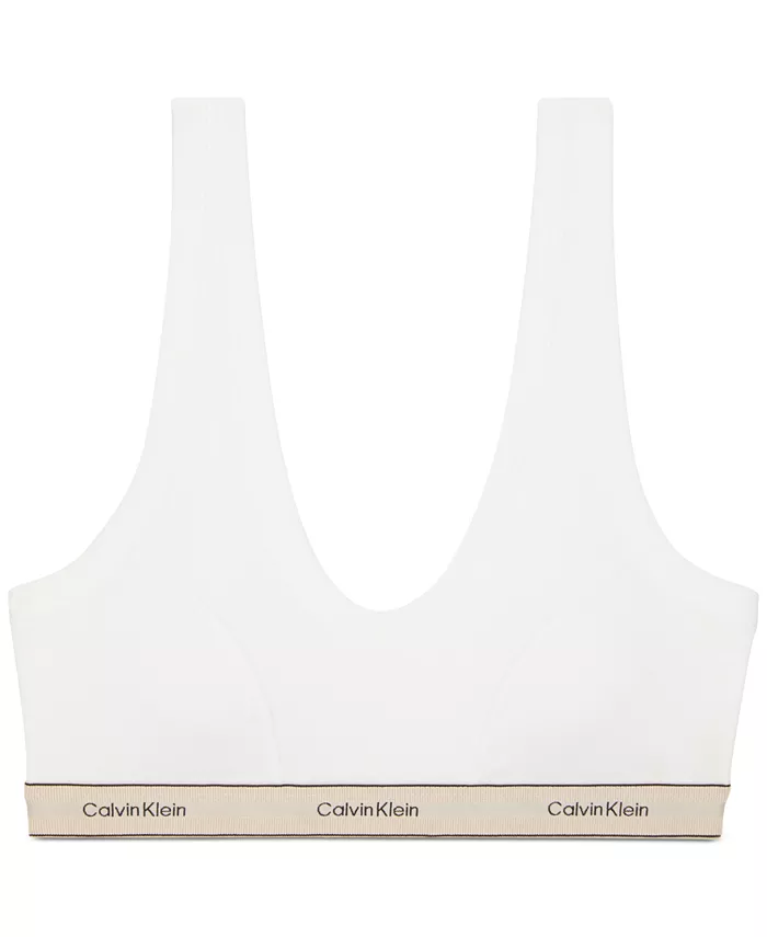 

Женский бюстгальтер-бралетт Heritage Cotton на легкой подкладке QF8594 Calvin Klein, белый