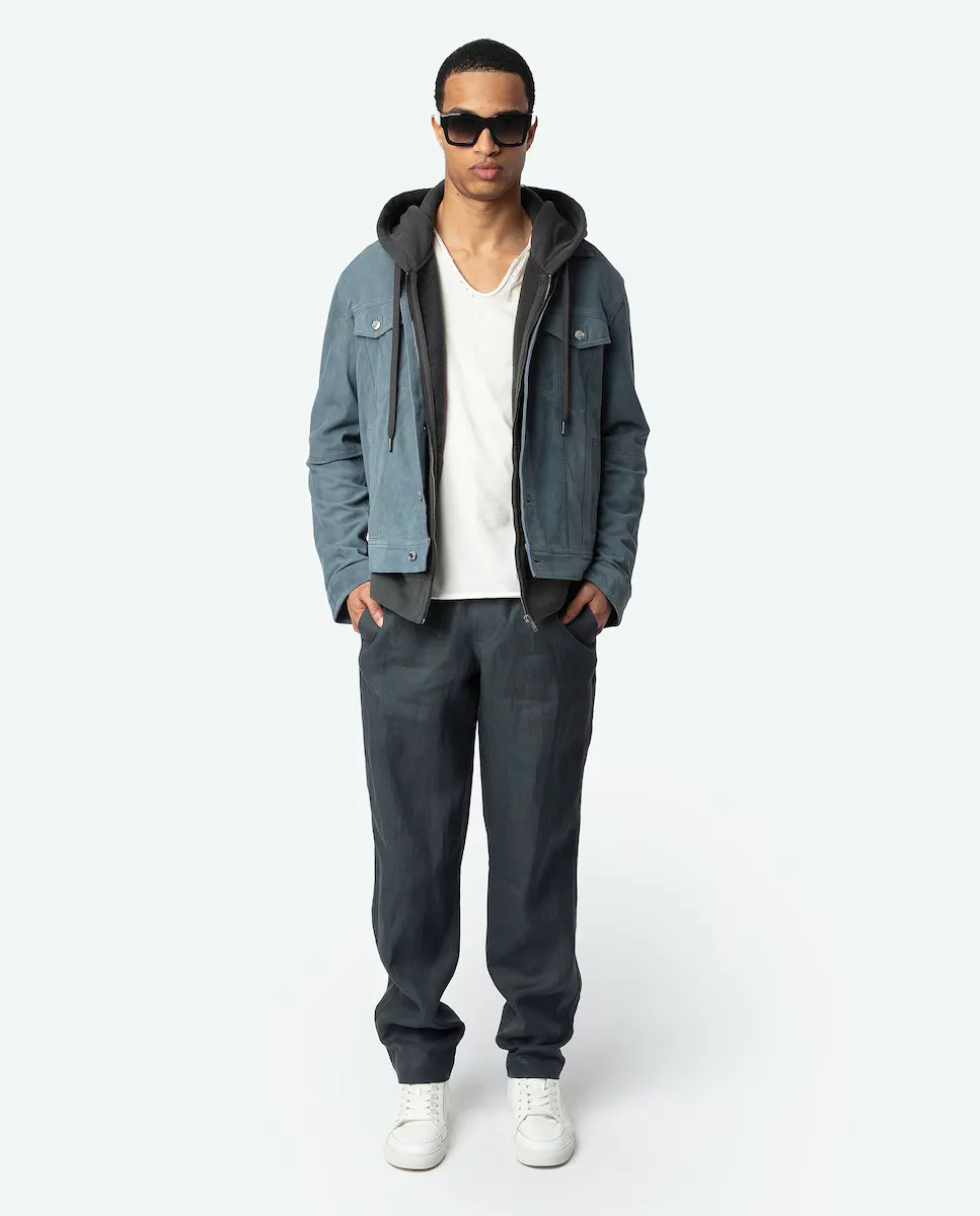 

Мужские брюки Pix 100% лен, средний размер Zadig & Voltaire, светло-зеленый