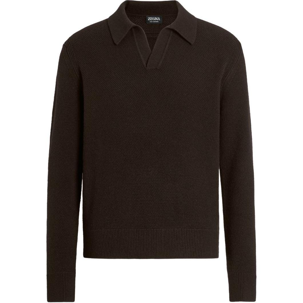 

Oasi вязаная поло Ermenegildo Zegna, коричневый