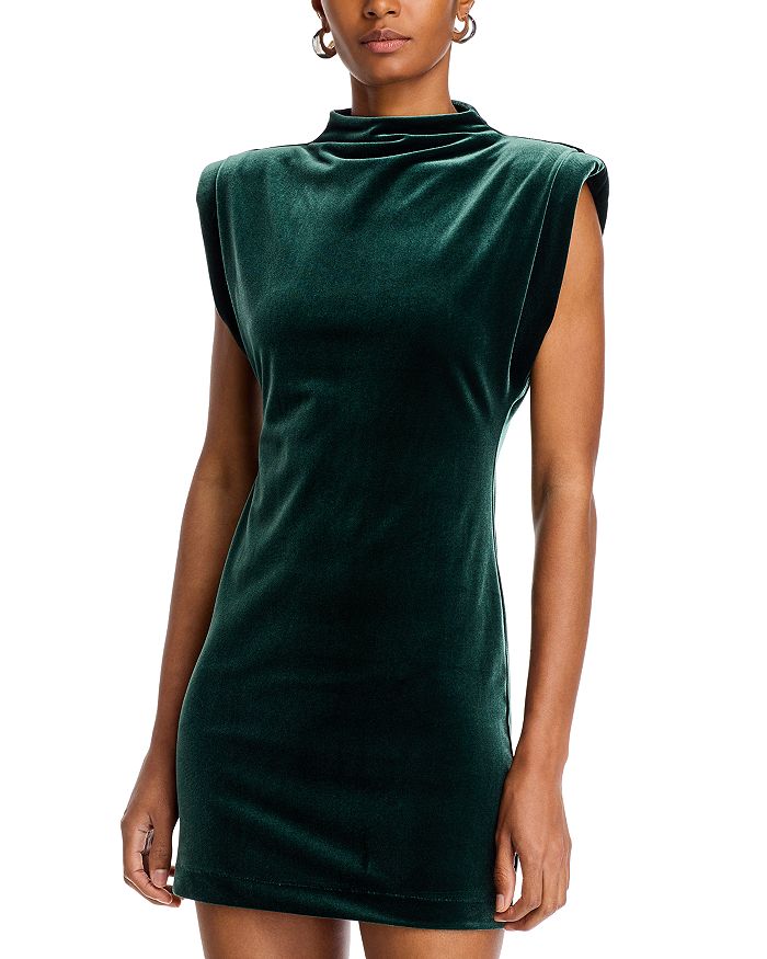 

Мини-платье Astoria Velvet STEVE MADDEN, зеленый