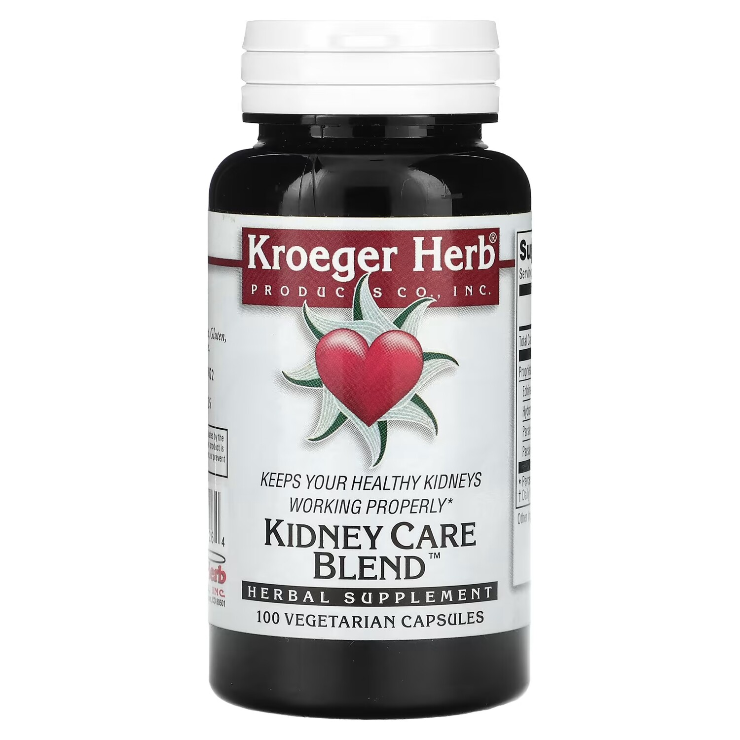 

Смесь Kroeger Herb Co для ухода за почками, 100 капсул