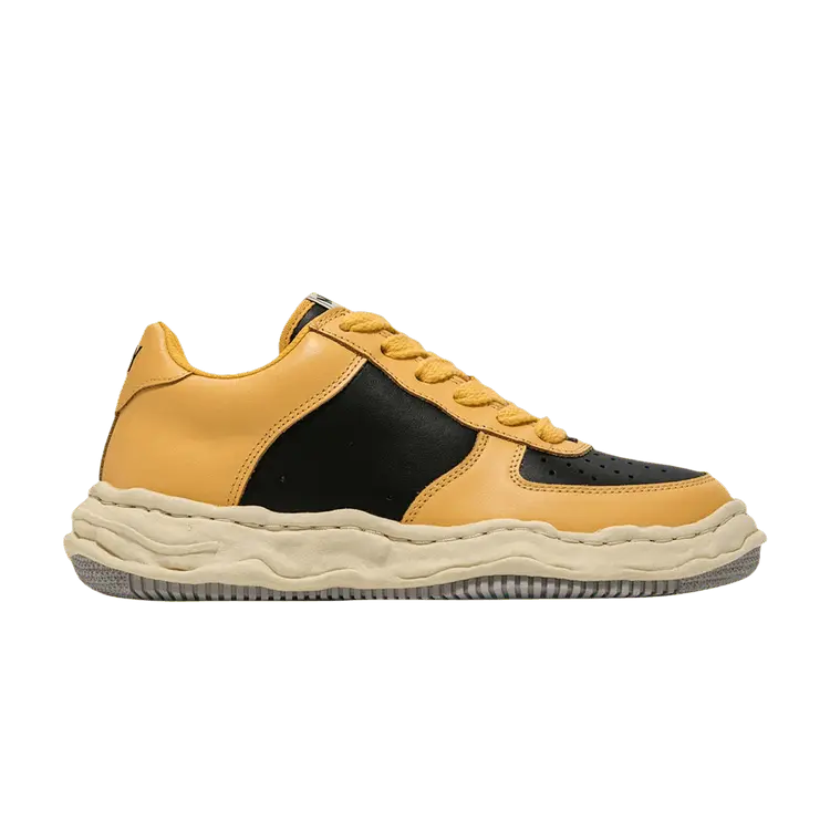 

Кроссовки Maison Mihara Yasuhiro Wayne OG Sole Vintage Leather Low Yellow Black, желтый