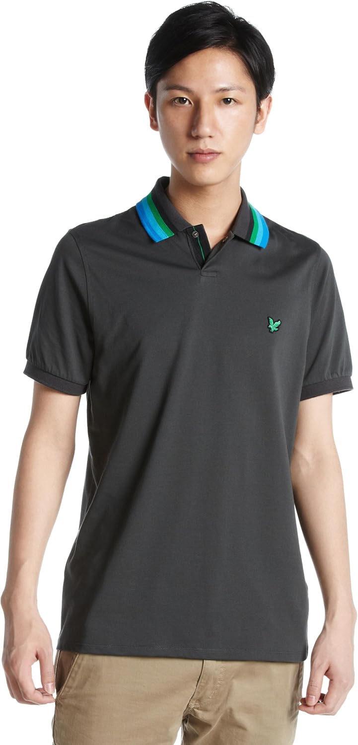 

Футболка-поло Lyle & Scott Club LC111341014 Thermo Cool, угольный