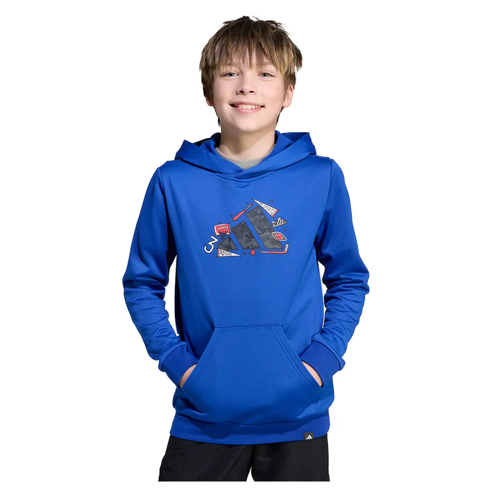 

Худи adidas Climacool Camo Training Graphic, синий