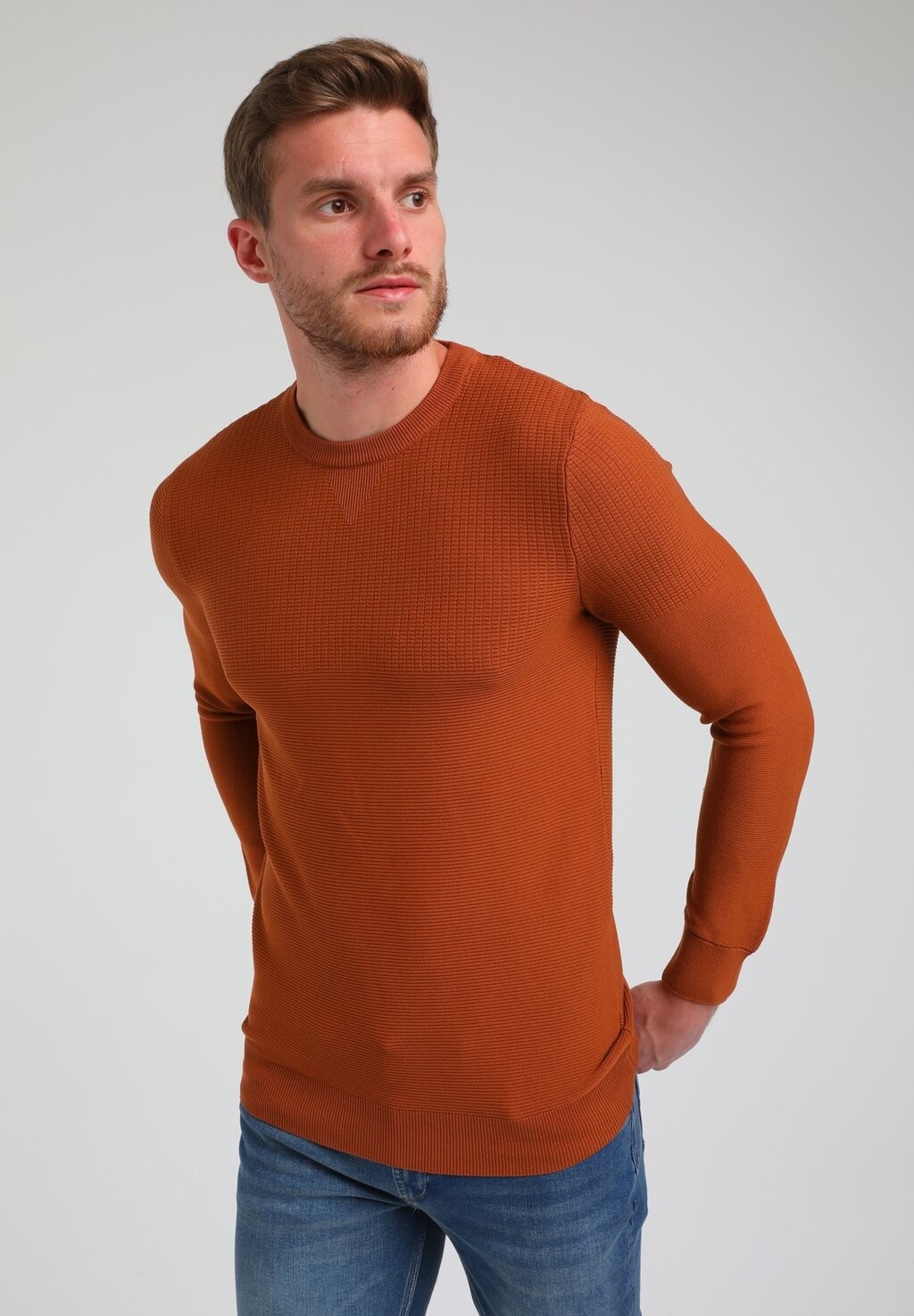 

Вязаный свитер ROUND NECK Gabbiano, цвет copper