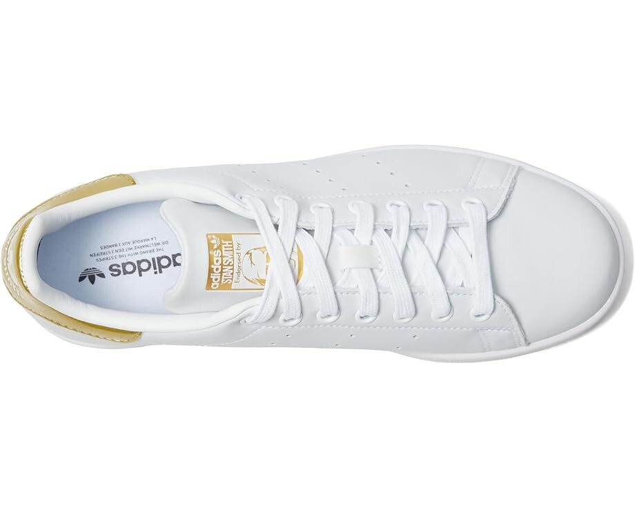 Кроссовки adidas Originals Stan Smith, цвет Footwear White/Footwear White/Gold Metallic 1 — фото 2