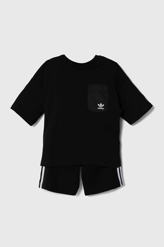 

КОМПЛЕКТ ДЕТСКОЙ КОРОТКОЙ ФУТБОЛКИ adidas Originals, черный