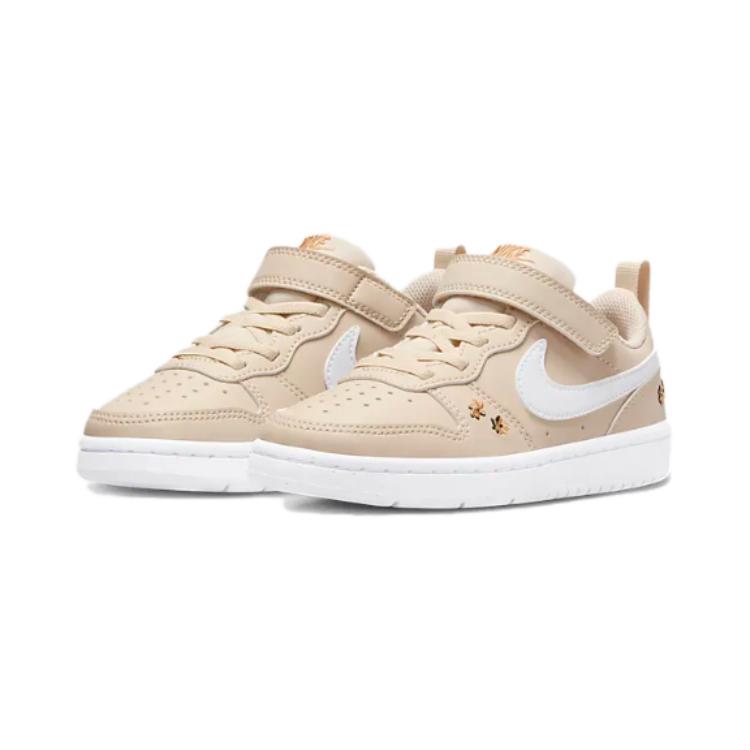 Nike Court Borough Low Recraft SE PS 'Embroidered Floral' Белый Желтый — фото 2