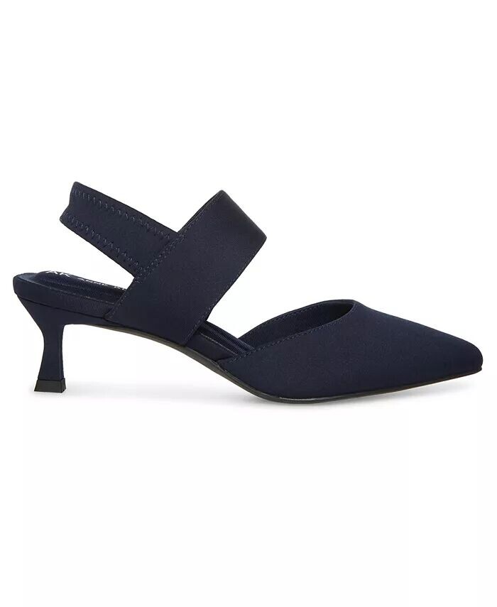 Женские туфли-лодочки Intime Stretch Kitten Heel Anne Klein, синий — фото 2