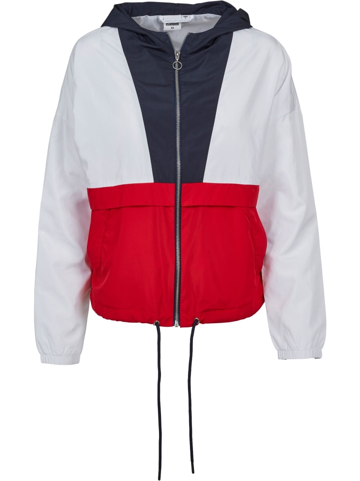 

Ветровка Urban Classics, цвет navy/white/fire red
