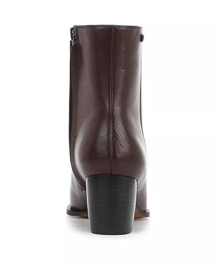 Женские ботильоны Vivian Western на квадратном каблуке Franco Sarto, коричневый — фото 3