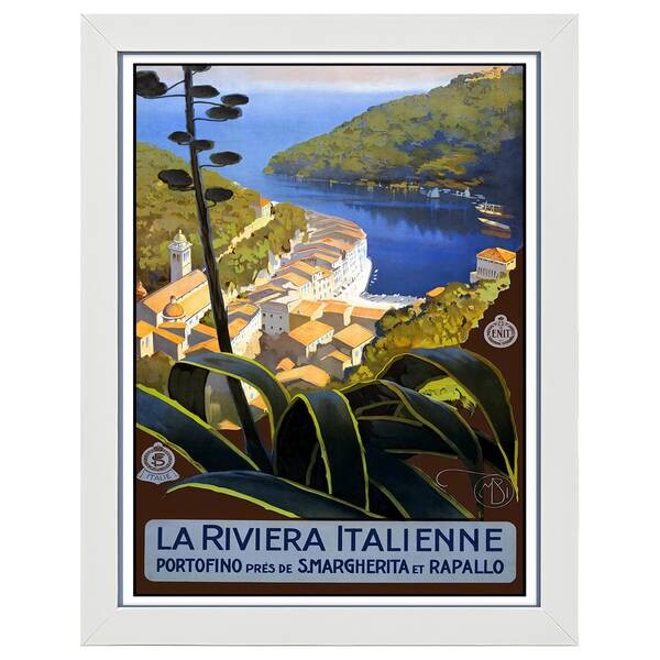 

Рамка для фотографий LegendArte Poster La Riviera Italienne, белый
