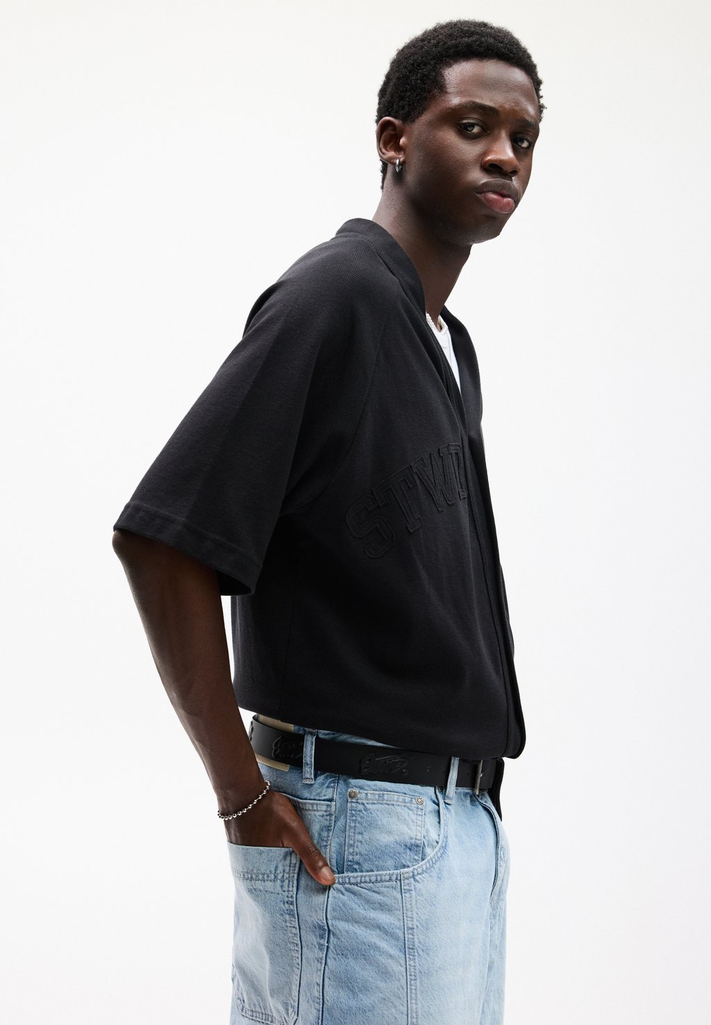

Пояс STWD PULL&BEAR, черный