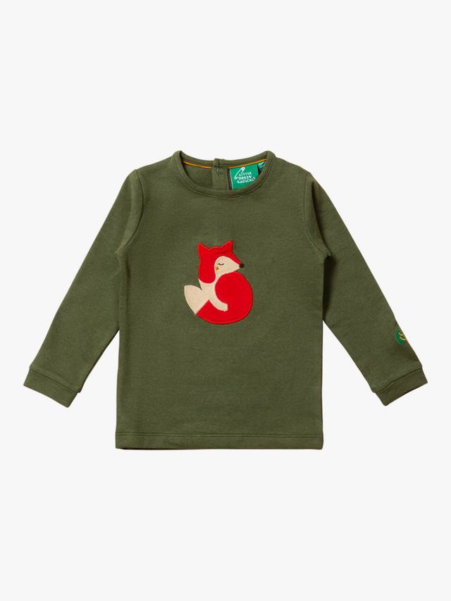 

Футболка с длинным рукавом baby fox Little Green Radicals, зеленый/разноцветный