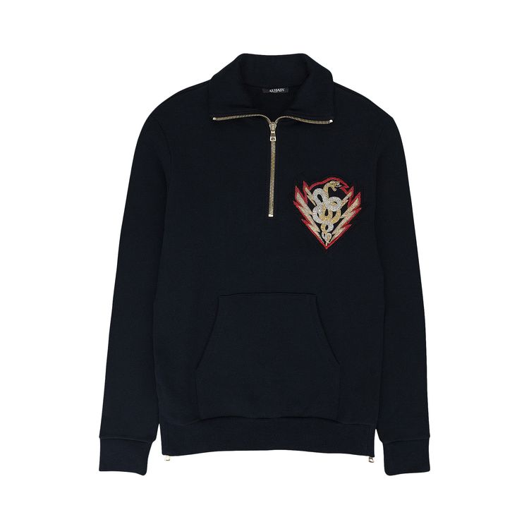 

Толстовка Balmain Embroidered Sweatshirt 'Navy', синий