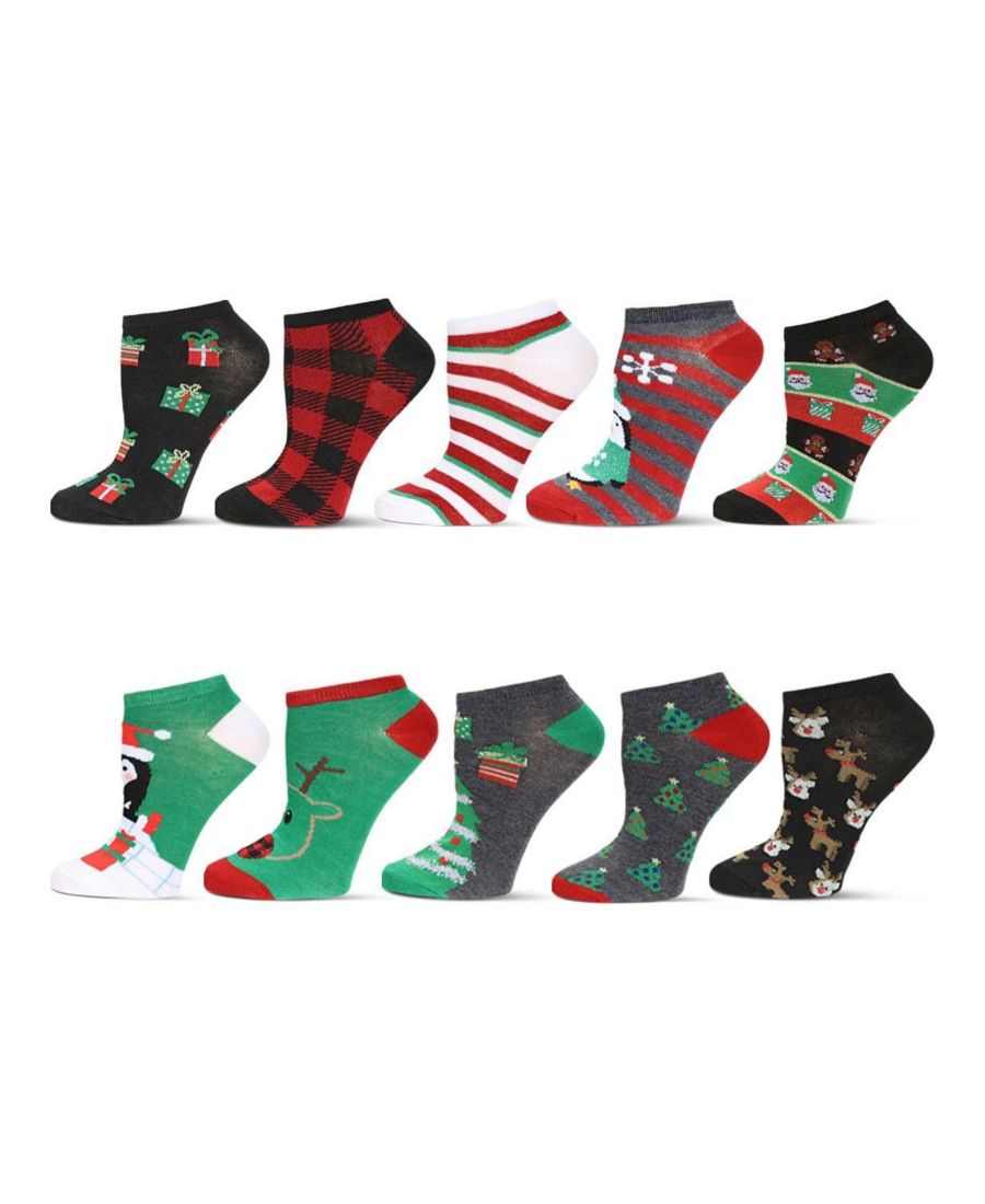 

Женские низкие носки (10 пар) MeMoi, Black