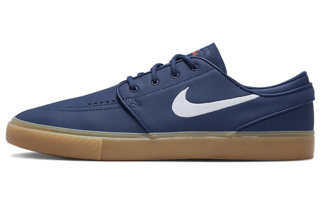 

Sb Zoom Stefan Janoski OG+ Orange Label Navy Gum Nike, синий белый
