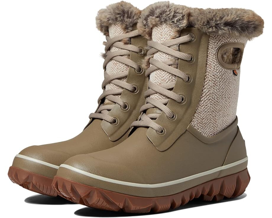 

Ботинки Bogs Arcata Cozy Chevron, цвет Taupe