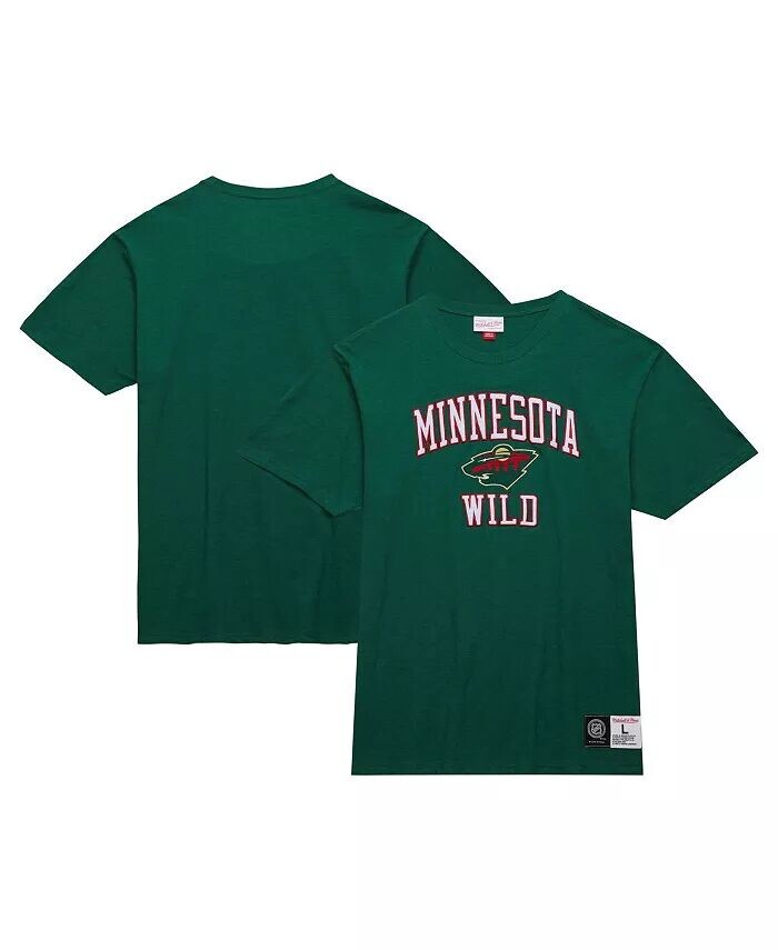 

Мужская зеленая футболка Minnesota Wild Legendary Slub Mitchell & Ness