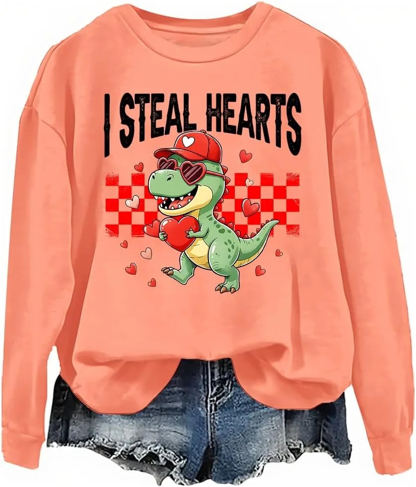 

Свитшот I Steal Hearts Valentines Day woati