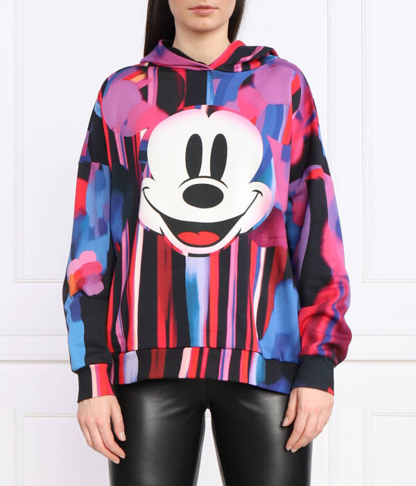 

Свитер Desigual x Микки Маус Oversize fit Desigual, черный
