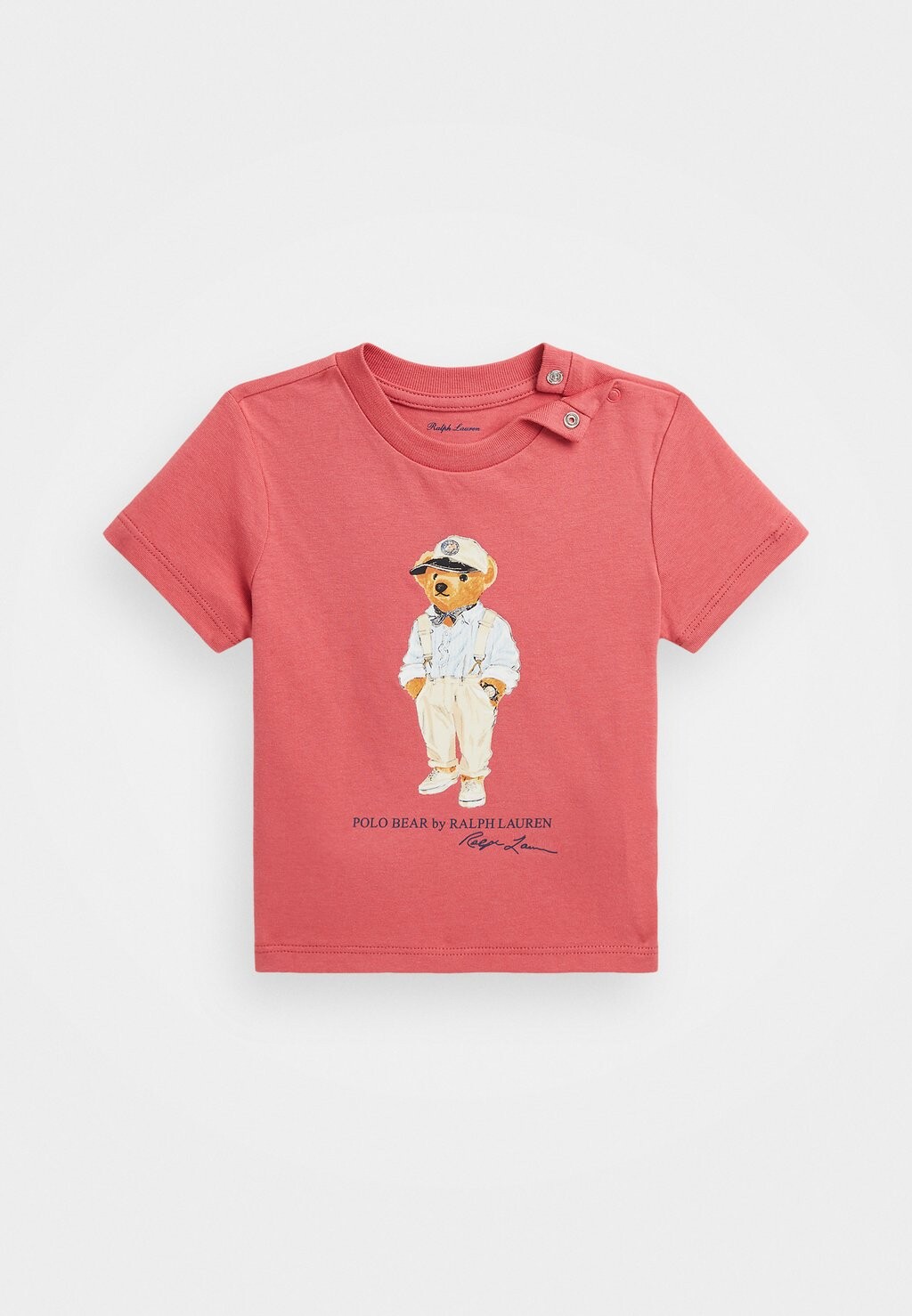 

Футболка с принтом POLO BEAR COTTON JERSEY TEE Ralph Lauren, красный