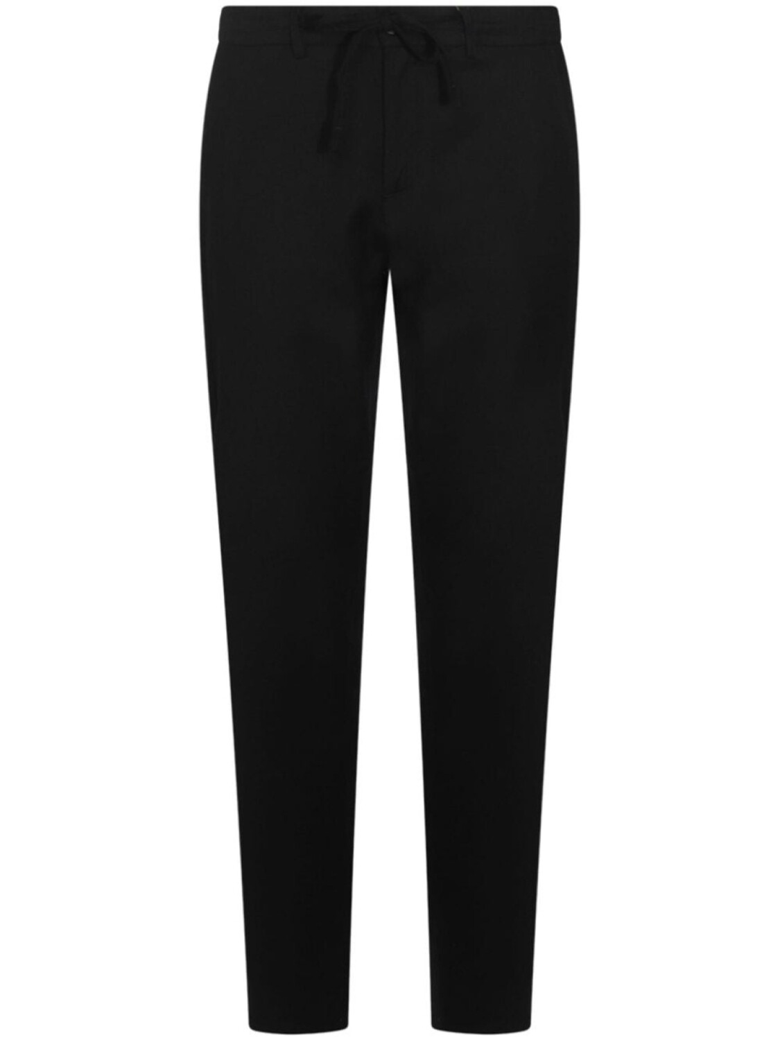 

Шерстяные зауженные брюки Canali, черный