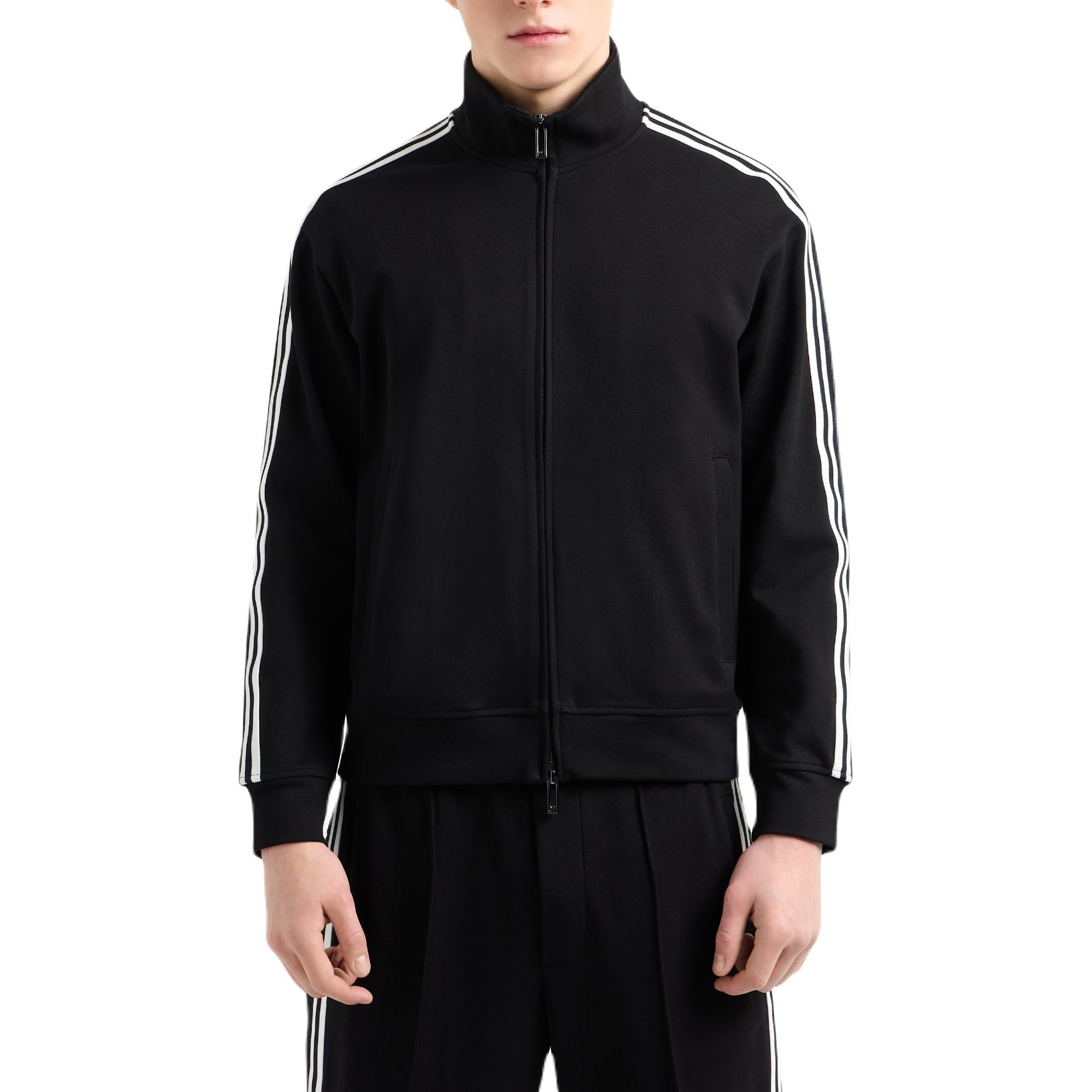 EMPORIO ARMANI Свитшот из коллекции устойчивого развития, Black — фото 4