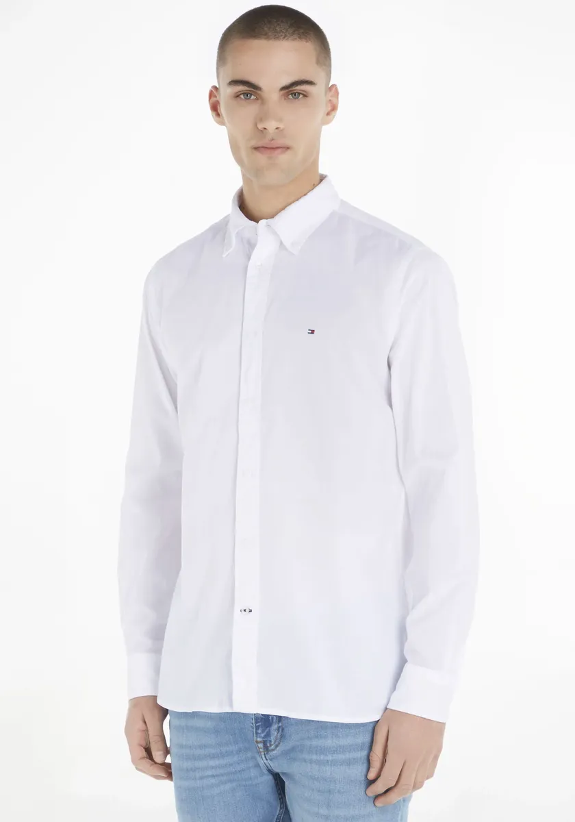 

Рубашка с длинными рукавами Tommy Hilfiger "LA-Shirt Flex Poplin", белый