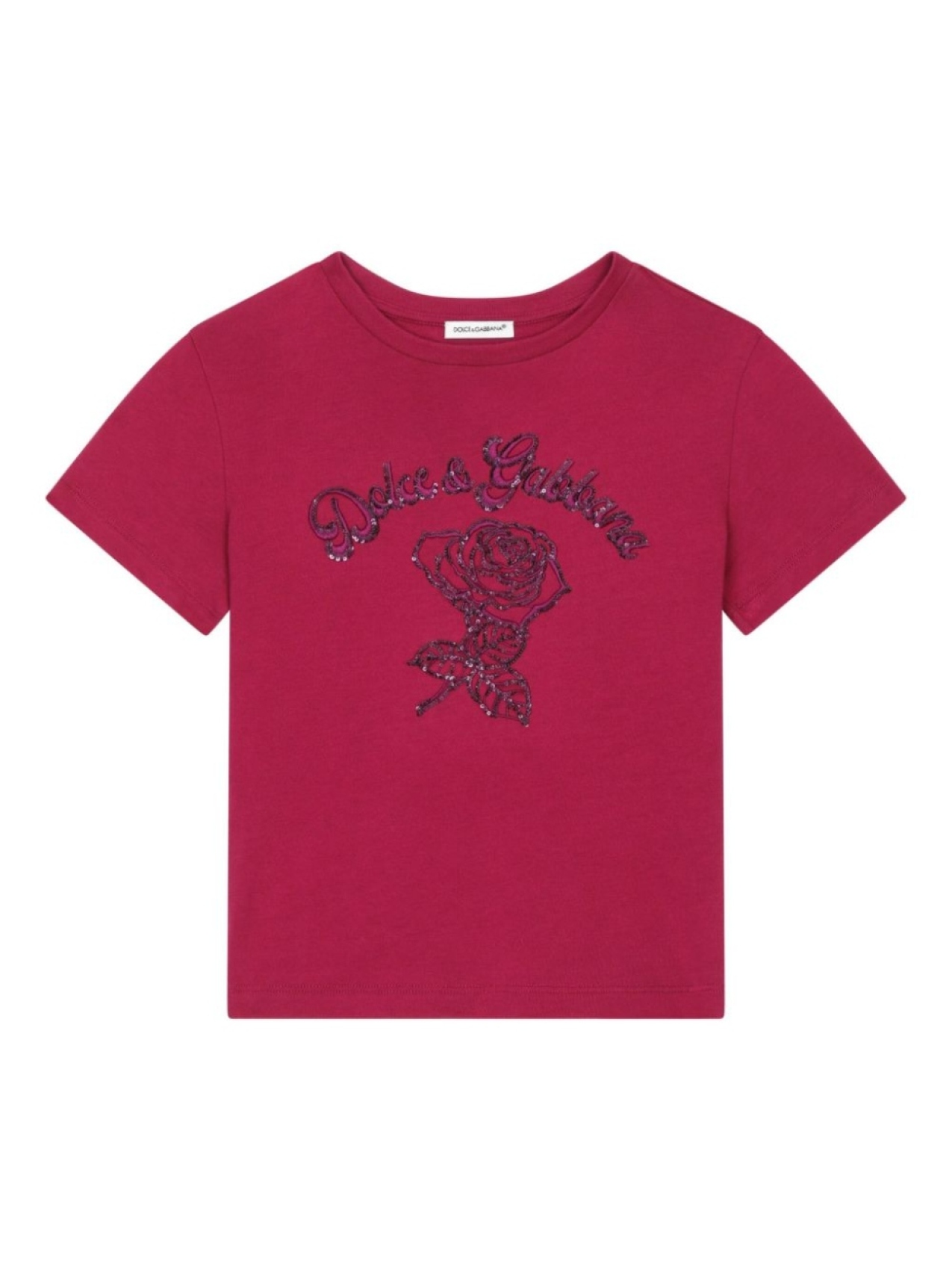 

Dolce & Gabbana Kids футболка с логотипом DG, красный