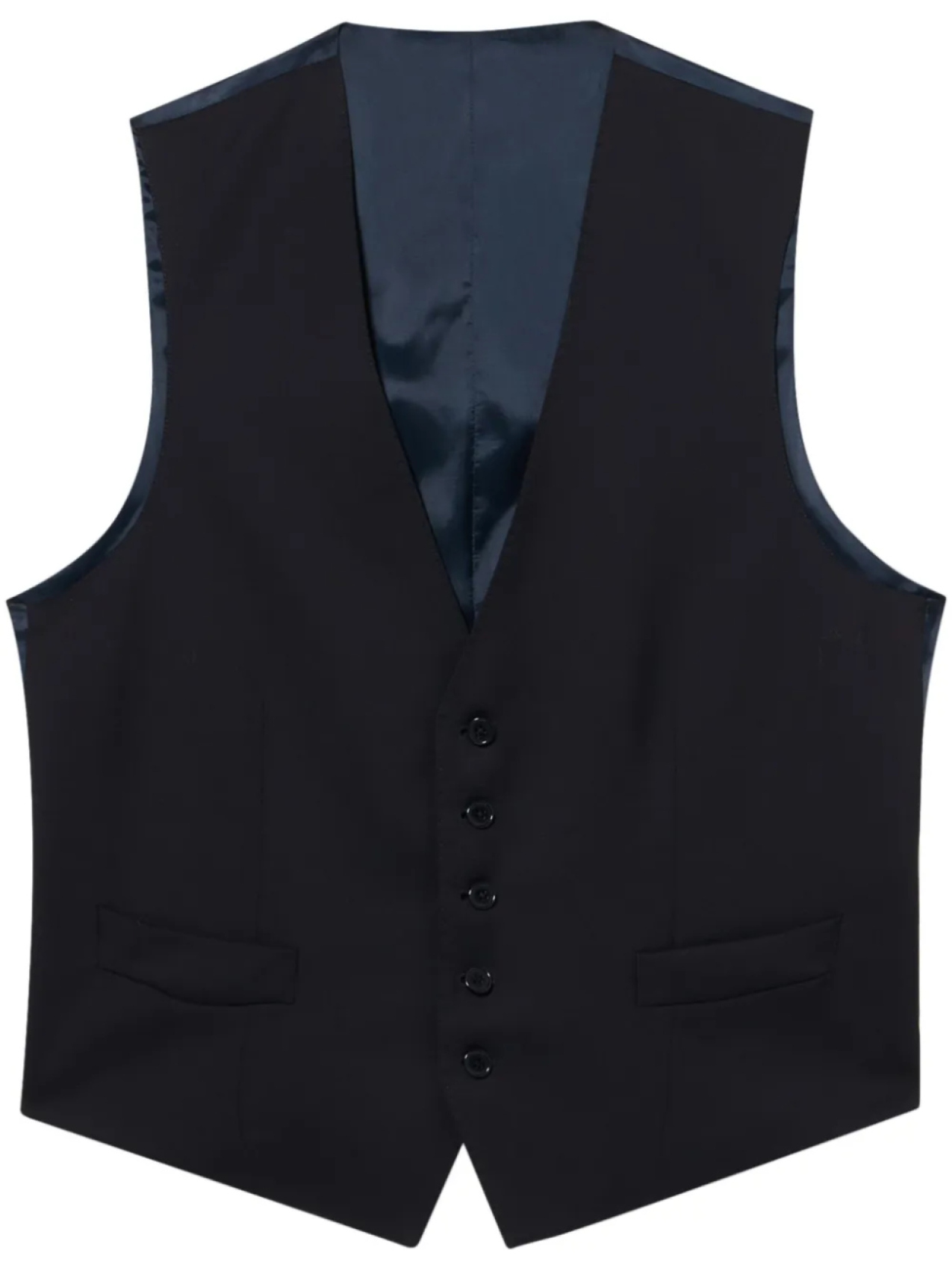 

Жилет из вирджинской шерсти Brooks Brothers, синий