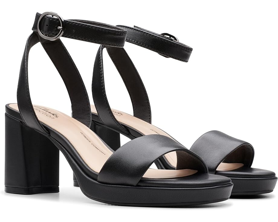 Туфли Clarks AmbyrLyn Bay, цвет Black Leather
