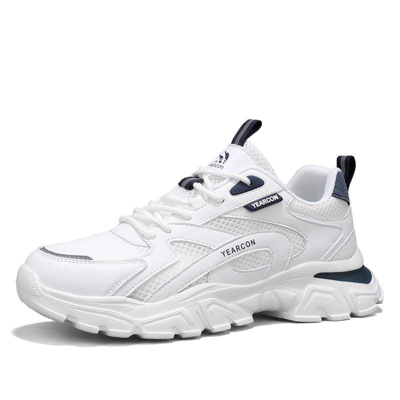 

Низкие повседневные туфли мужские YEARCON, White Dark Blue
