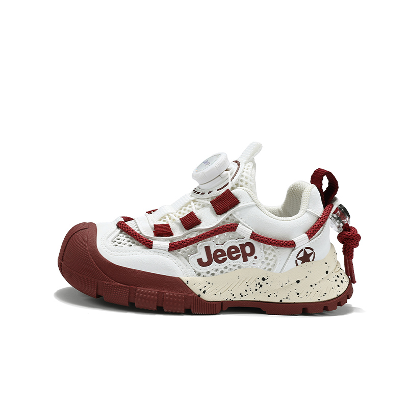 

Износостойкие, легкие, амортизирующие, нескользящие, низкие, детские, повседневные кроссовки для детей Jeep, фуксия/желтый